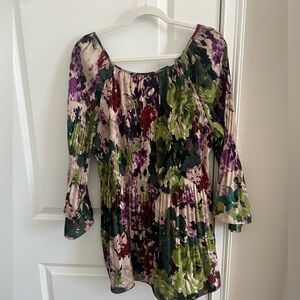 Purple/pink long sleeve blouse from Avenue